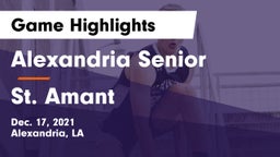 Alexandria Senior  vs St. Amant  Game Highlights - Dec. 17, 2021