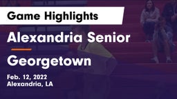 Alexandria Senior  vs Georgetown Game Highlights - Feb. 12, 2022