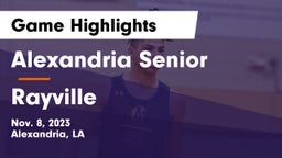 Alexandria Senior  vs Rayville  Game Highlights - Nov. 8, 2023