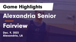 Alexandria Senior  vs Fairview  Game Highlights - Dec. 9, 2023