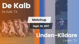 Matchup: De Kalb  vs. Linden-Kildare  2017