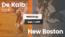 Matchup: De Kalb  vs. New Boston 2018