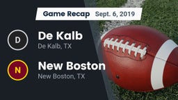 Recap: De Kalb  vs. New Boston  2019