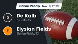 Recap: De Kalb  vs. Elysian Fields  2019