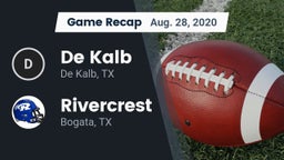 Recap: De Kalb  vs. Rivercrest  2020