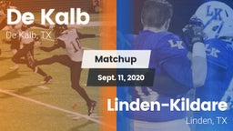 Matchup: De Kalb  vs. Linden-Kildare  2020