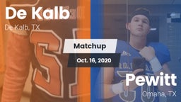 Matchup: De Kalb  vs. Pewitt  2020