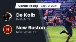 Recap: De Kalb  vs. New Boston  2021