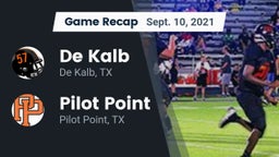 Recap: De Kalb  vs. Pilot Point  2021
