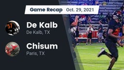 Recap: De Kalb  vs. Chisum 2021