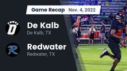 Recap: De Kalb  vs. Redwater  2022