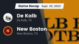 Recap: De Kalb  vs. New Boston  2023