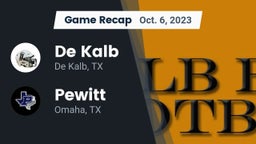Recap: De Kalb  vs. Pewitt  2023