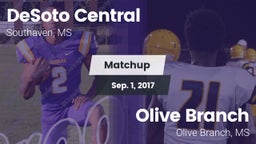 Matchup: DeSoto Central High vs. Olive Branch  2017