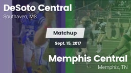 Matchup: DeSoto Central High vs. Memphis Central  2017