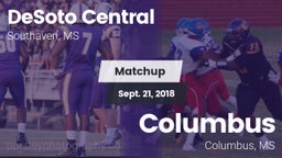 Matchup: DeSoto Central High vs. Columbus  2018