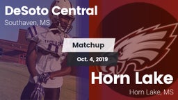 Matchup: DeSoto Central High vs. Horn Lake  2019
