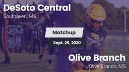 Matchup: DeSoto Central High vs. Olive Branch  2020