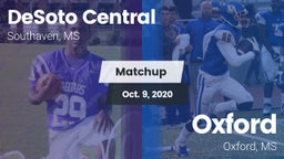 Matchup: DeSoto Central High vs. Oxford  2020