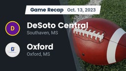 Recap: DeSoto Central  vs. Oxford  2023