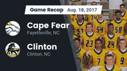 Recap: Cape Fear  vs. Clinton  2017