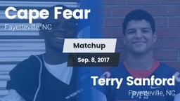 Matchup: Cape Fear High vs. Terry Sanford  2017