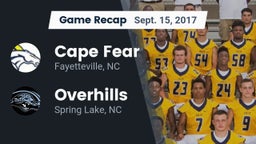Recap: Cape Fear  vs. Overhills  2017