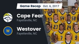 Recap: Cape Fear  vs. Westover  2017