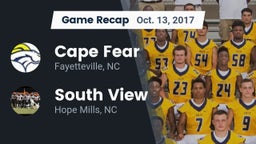 Recap: Cape Fear  vs. South View  2017