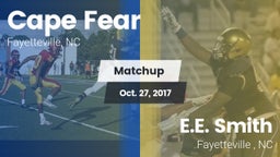 Matchup: Cape Fear High vs. E.E. Smith  2017