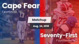Matchup: Cape Fear High vs. Seventy-First  2018