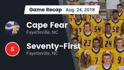Recap: Cape Fear  vs. Seventy-First  2018