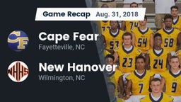 Recap: Cape Fear  vs. New Hanover  2018