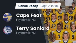 Recap: Cape Fear  vs. Terry Sanford  2018