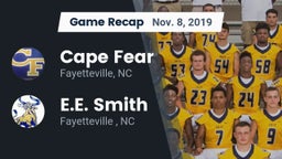 Recap: Cape Fear  vs. E.E. Smith  2019