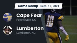 Recap: Cape Fear  vs. Lumberton  2021