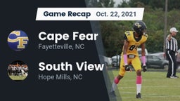 Recap: Cape Fear  vs. South View  2021