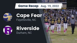 Recap: Cape Fear  vs. Riverside  2022