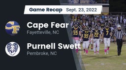 Recap: Cape Fear  vs. Purnell Swett  2022