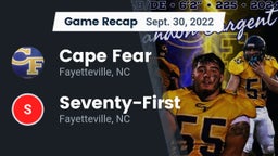 Recap: Cape Fear  vs. Seventy-First  2022