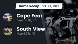 Recap: Cape Fear  vs. South View  2022