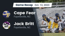 Recap: Cape Fear  vs. Jack Britt  2023