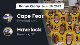 Recap: Cape Fear  vs. Havelock  2023