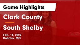 Clark County  vs South Shelby Game Highlights - Feb. 11, 2022