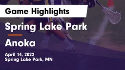 Spring Lake Park  vs Anoka  Game Highlights - April 14, 2022