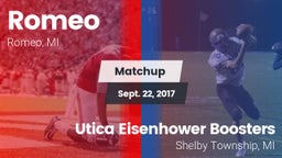 Matchup: Romeo  vs. Utica Eisenhower  Boosters 2017