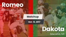 Matchup: Romeo  vs. Dakota  2017
