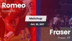 Matchup: Romeo  vs. Fraser  2017