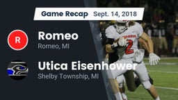 Recap: Romeo  vs. Utica Eisenhower  2018