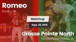 Matchup: Romeo  vs. Grosse Pointe North  2018